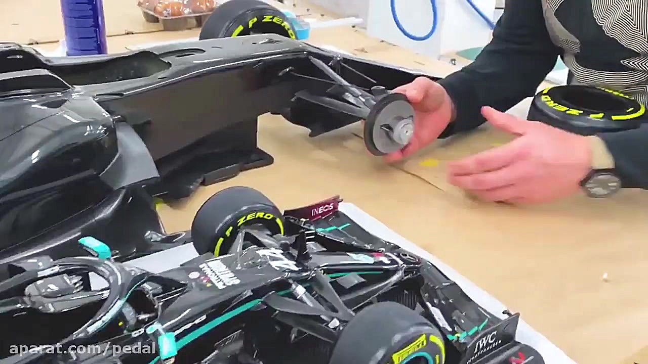 ماکت خودروی فرمول یک مرسدس