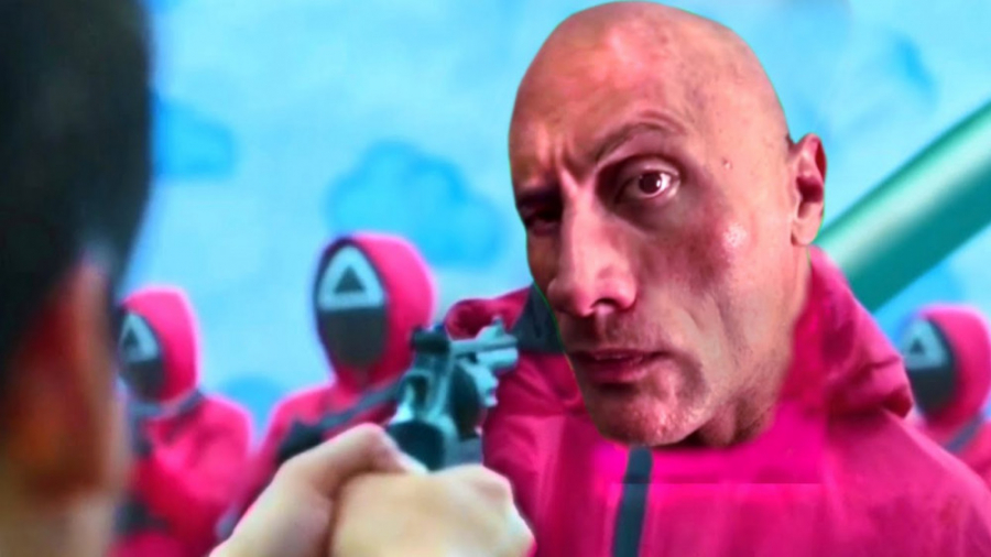 حضور دواین جانسون در اسکویید گ...