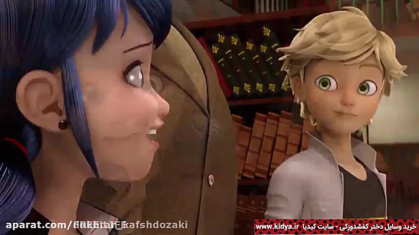 دختر کفشدوزکی و گربه سیاه