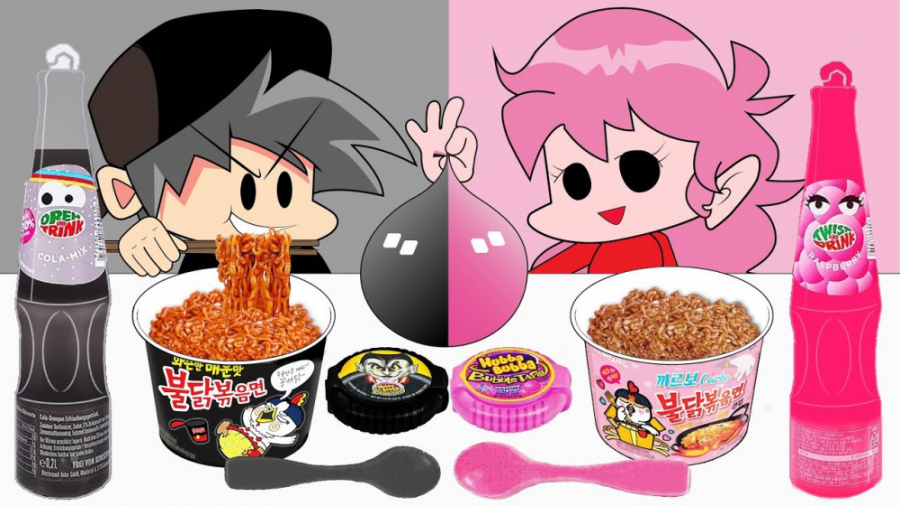 چالش غذا بلک پینک  فرایدی نایت...