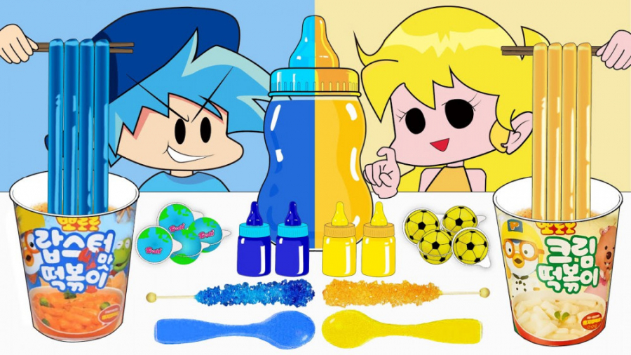 چالش خوراکی اف ان اف ::: زرد و...