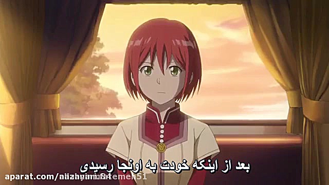 انیمه سفید برفی با موهای قرمز...