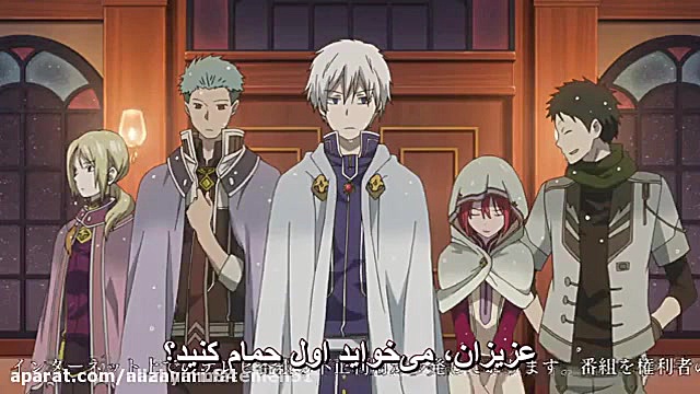 انیمه سفید برفی با موهای قرمز...