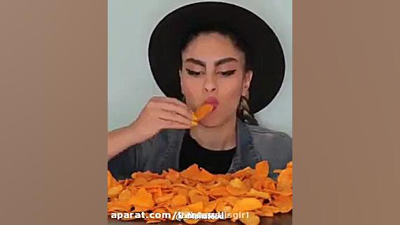 مونا فود اسمرفود چالش غذا خوری...