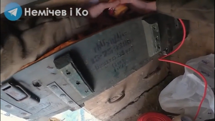 منهدم کردن قطار روسی با به کار...