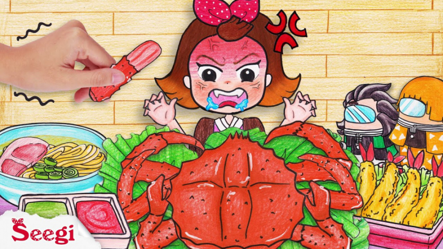 چالش غذای دریایی پرنسس باربی