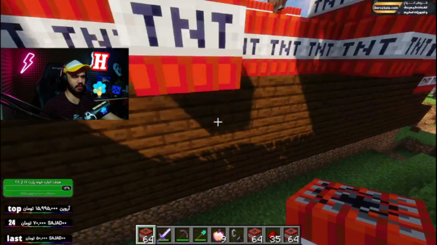 1 میلیونTNT ماینکرفت آنلاین سو...