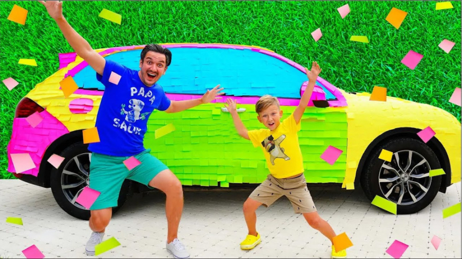 برنامه کودک سنیا ، تزئین ماشین...