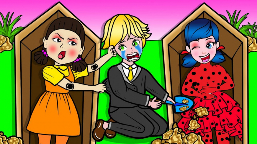 میکس کارتونی گربه سیاه بازی مر...