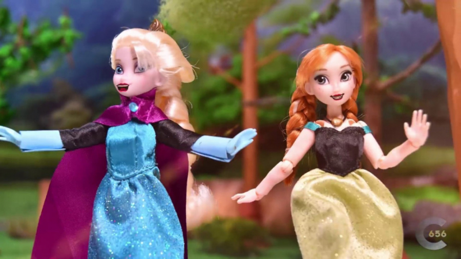 استاپ موشن مبارزه السا انا فرو...