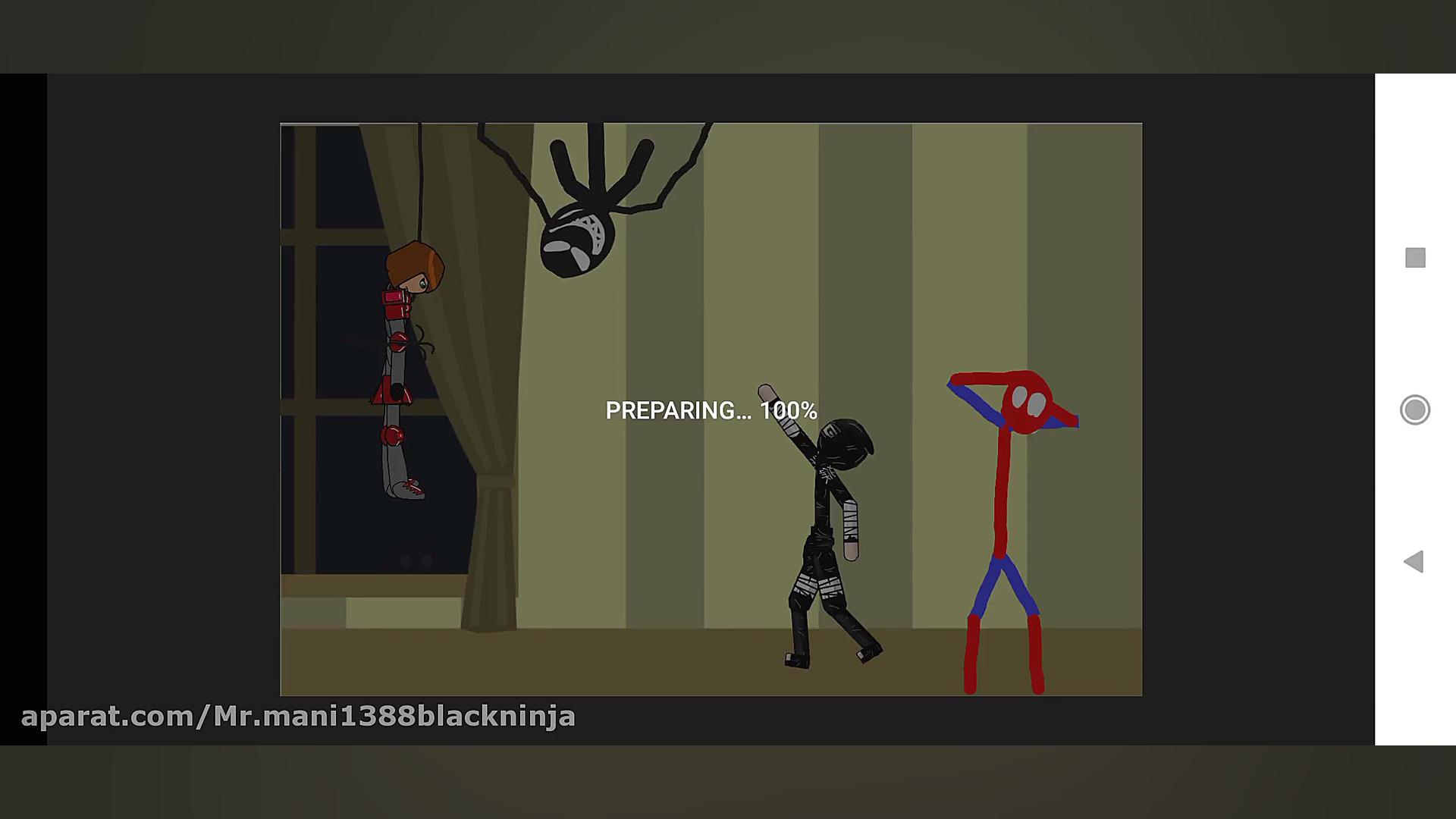 کارتون نینجای سیاه (ساخت خودم)...