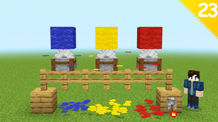 تو ماینکرافت فارم کارپت ساختیم...