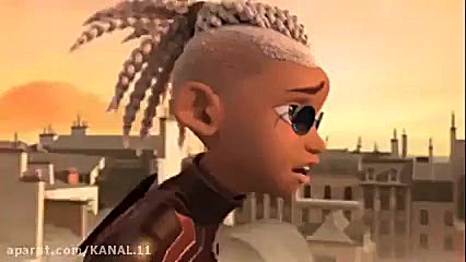 دختر کفشدوزکی و گربه سیاه