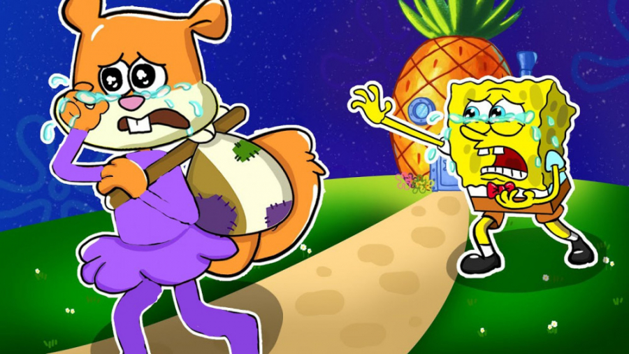 ایده کارتونی باب اسفنجی و سندی...