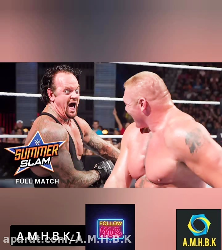 اندرتیکر vs.براک لزنر رسلمنیاx...