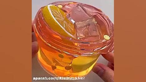 اسلایم آب پورتقال فالو فالوووو