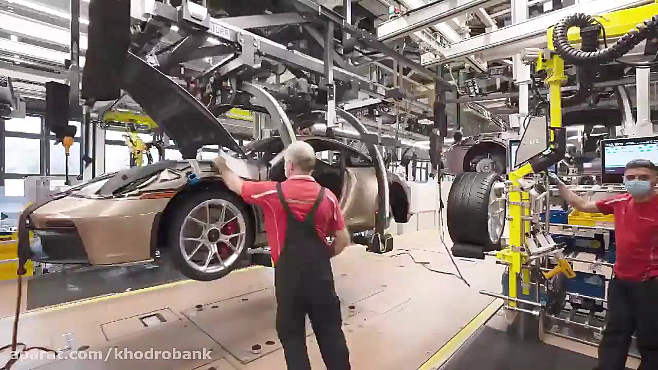 خط تولید پورشه 911 جی تی 3 را...