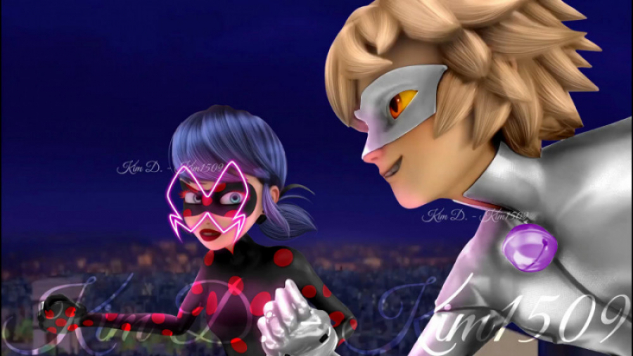 دختر کفشدوزکی و گربه سیاه دوبل...