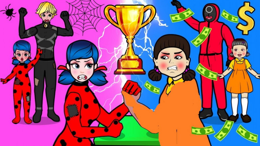 ایده های کارتونی اسکوید گیم پو...