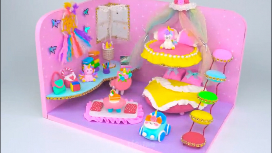 ساخت کاردستی  اتاق خواب رویایی...