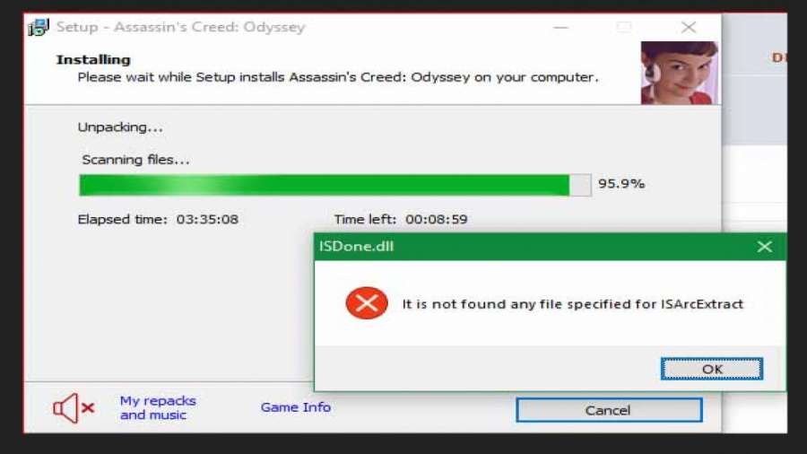 رفع ارور It is Not Found Any file specified for ISArcExtract