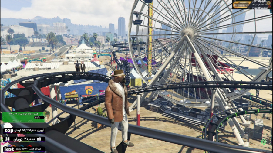 پلیس اومد رو ترن هوایی برا گرو...