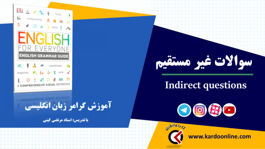 38. سوالات غیر مستقیم در زبان...