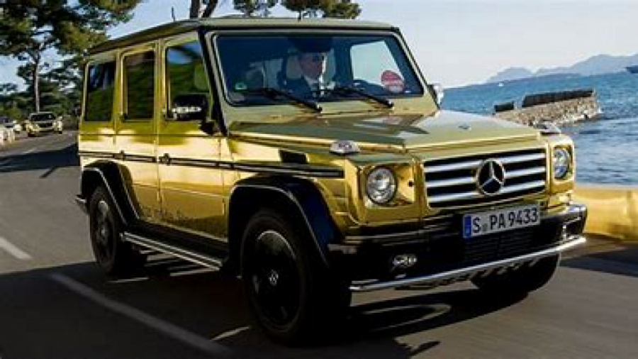 مسابقه و تست سرعت بنز شاسی لند...