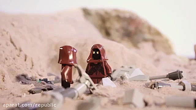انیمیشن زیبایی از لگو جنگ ستارگان lego star wars زمان56ثانیه