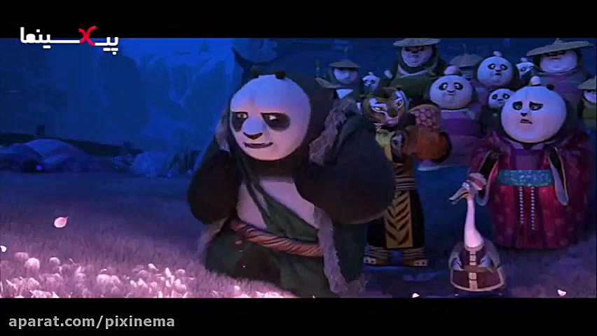 سکانس تبدیل پو به یک جنگوی اژد...