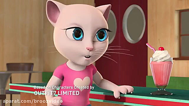 انیمیشن گربه سخنگو  بله دختر...