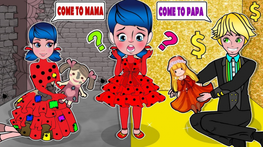 چالش لیدیباگ  انتخاب پولدار یا...