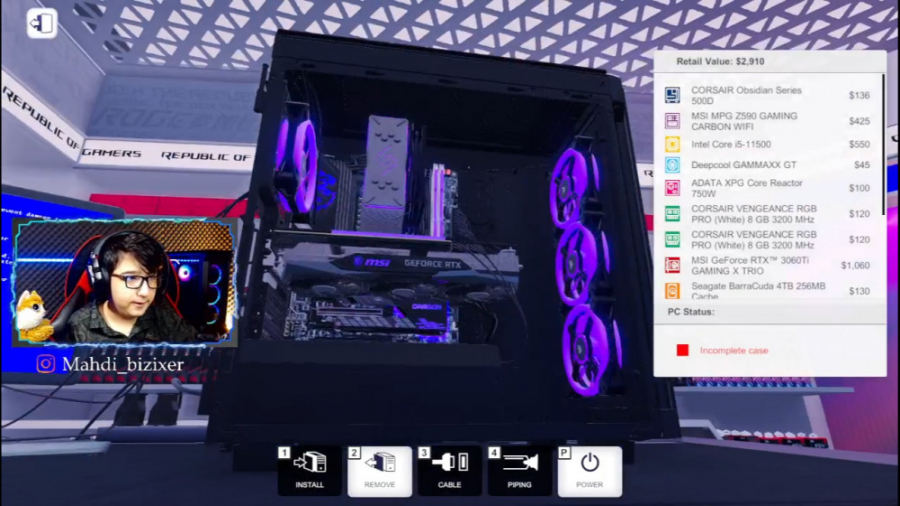 بازی شبیه ساز ساخت کیس | کیسمو...