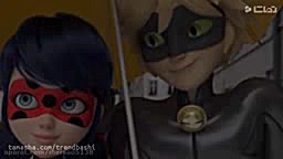 دختر کفشدوزکی و گربه سیاه