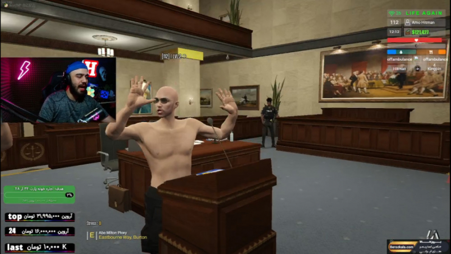 باز منو بردن دادگاه ولی ازاد ش...