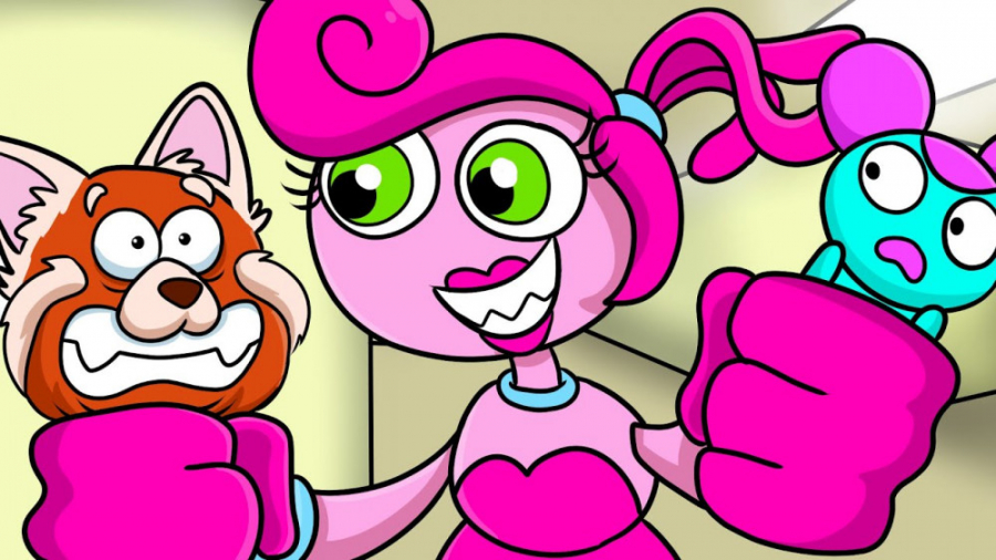 قرمز شدن مامی لانگ لگز