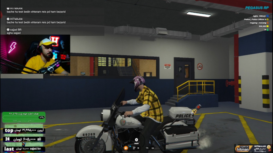 موتور پلیس خیلی خفنه جی تی ای...