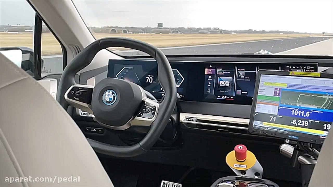 تست سیستم خودران ب ام و iX