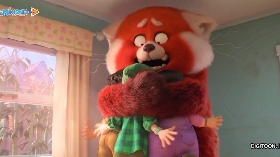 انیمیشن قرمز شدن  دوبله فارسی...