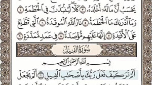 105 قرآن کریم سوره فيل با صدای...