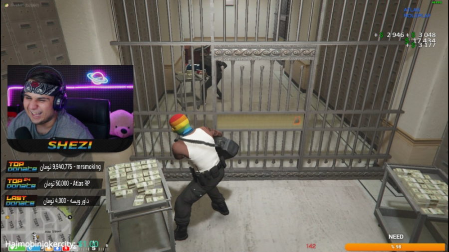 gta v آنلاین | دزدی از بانک و...