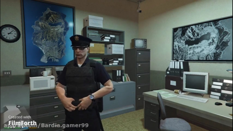 گیمپلی مود پلیس بازی GTAV (پلی...