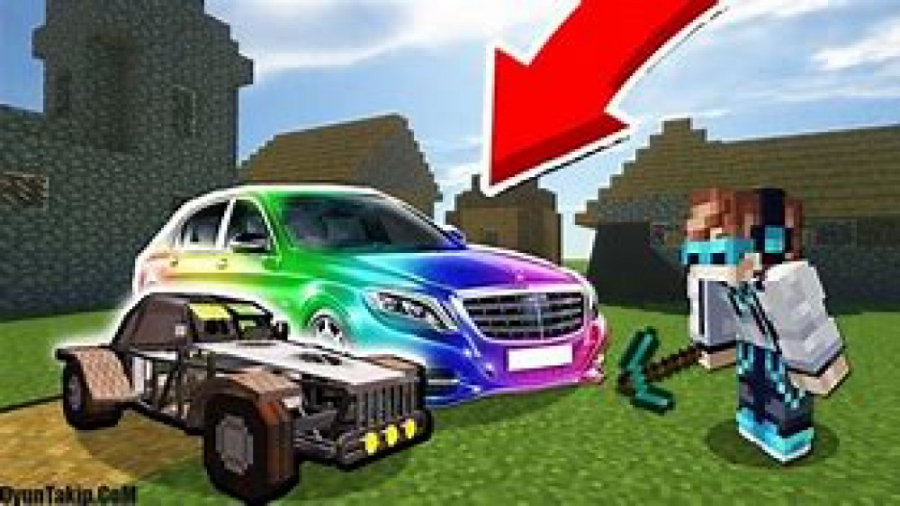 ماشین پلیس و هلیکوپتر در ماینک...