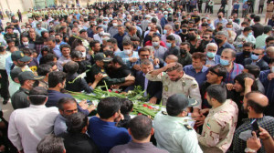 آیین وداع با شهید مصطفی رفیع ز...