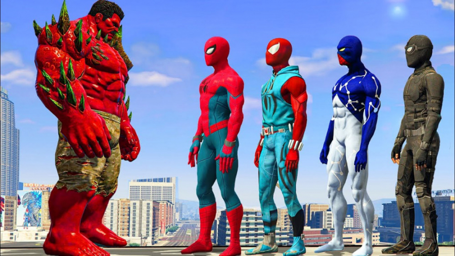 نبرد ابرقهرمانان  هالک ، مردعن...