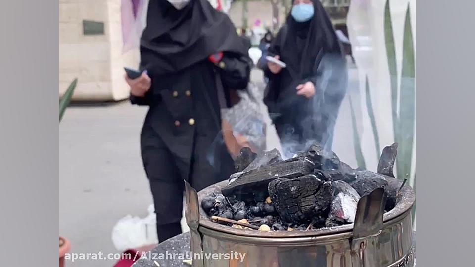 حضور دانشجویان در دانشگاه الزه...