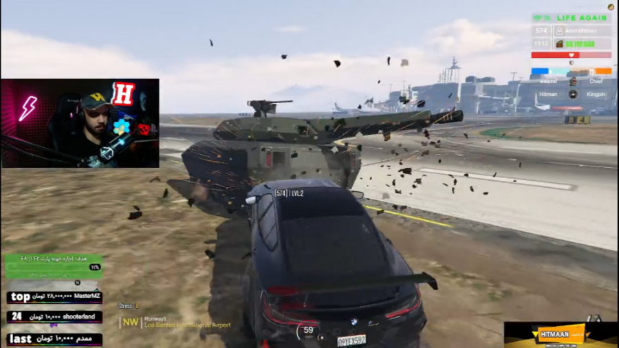 تصادف سخت و له شدن تانک !!!! ج...