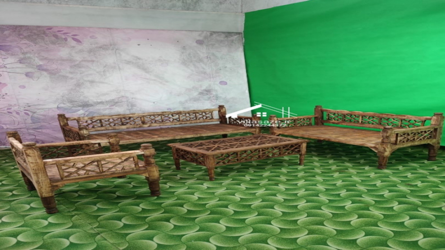 مبلمان فضای باز چوبی