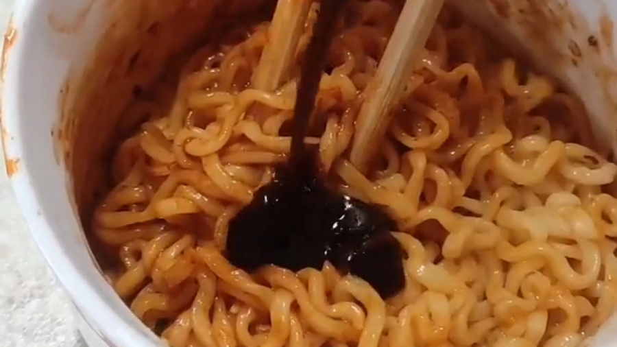 تست نودل تند کره ای ( درخواستی...