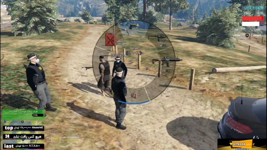 طرف زنگ زد اسلحه جی تی ای جی ت...